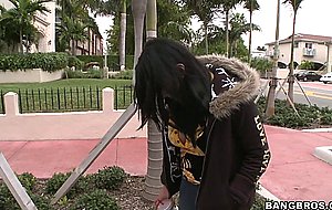 Cute brunette gets seduced by a sweet lad