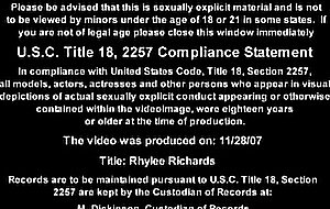 Rhylee Richards sucks a big cock then rides it good