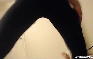 Perfect girlfriend makes her man happy