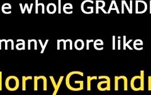 Granny hairy pussy jizzed