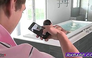 Very honey brunette step mom
