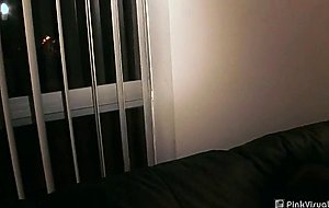 Wife giving a footjob 