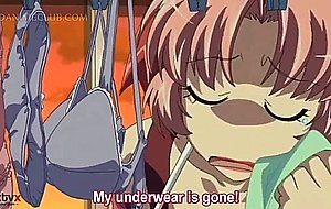 Teen hentai maid gets honey boobs and cunt teased