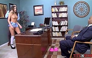 Hot schoolgirl gets fucked by the dean