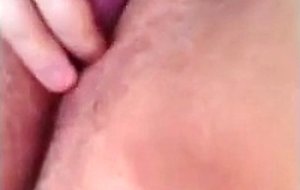 Horny chubby babe masturbating for her bf