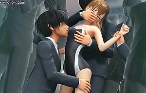 Animated teenie gets toyed