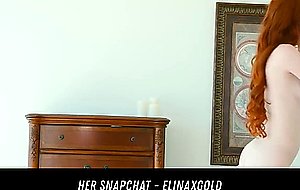 Tiny Red Head Fuck And Facial HER SNAPCHAT ELINAXGOLD