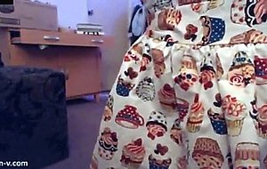 Pretty teen humping pillow