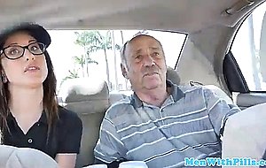 Tattooed teen fucking geriatrics dong