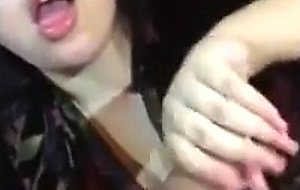 Horny fat babe giving oral pleasure to a bbc