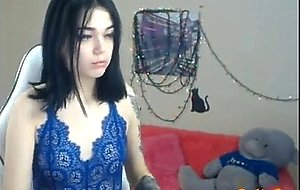 This emo chick does what