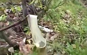 Nasty cheap slag eats used condoms