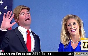 Cherie deville as hillary clayton sucks donald drumpf's fat cock