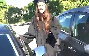 College girl creampie outdoors