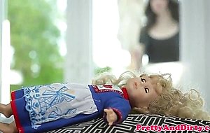 Smalltits babe gets doggysytle fucked