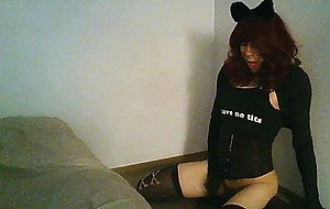Teen femboy solo anal