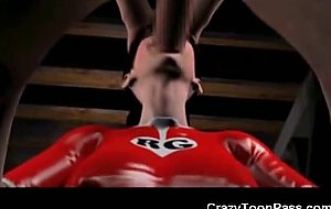 3D Girl Throated by an Ogre