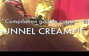 Creampie my sub slut throw a red funnel