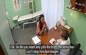 Brunette hottie fucked by her doctor