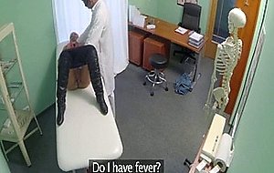 Brunette hottie fucked by her doctor