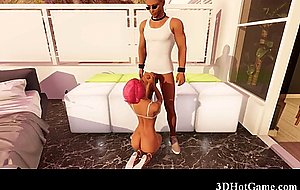 3D Emo Babe Fucked and Facialed!