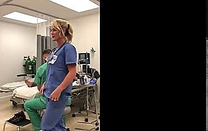 Nurse chilling out