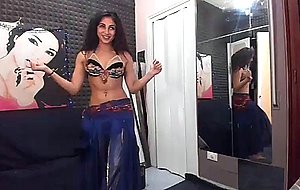 Sexy italian girl dancing and cumming again