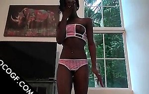 Choco teen fits white dick up cunt and rides it
