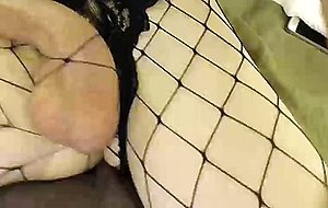 She likes to wear fishnets