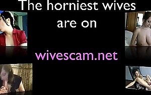 Big tits wife fucked with anal dildo