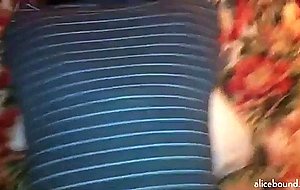 Fucking a sweet black girl from behind 