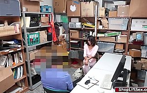 Latina fucked by officer for stealing