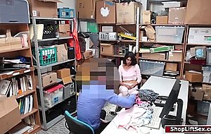 Latina fucked by officer for stealing