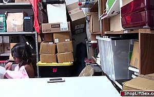 Latina fucked by officer for stealing 