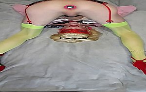 Miriam ts anal plug game sperm cum in mouth