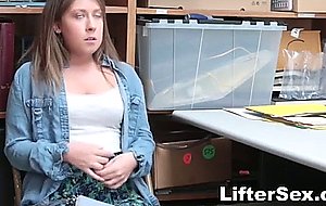 Shy teen patted down & fucked