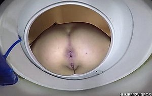 Little teen with a huge turd 