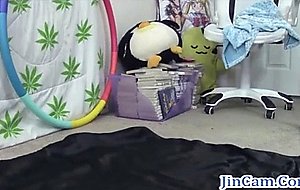 Emo bigtits chick teasing fuck anal with toys on webcam