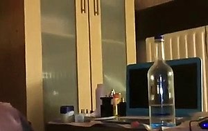 Shapely young chick has an ass fetish 