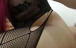 Trans redhead anally punished on cam 