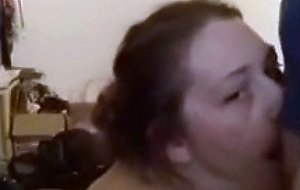 Girlfriend sucking some dick