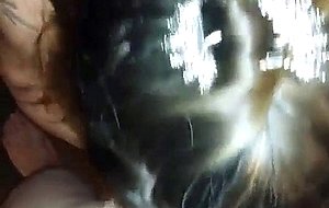 Wife sucks me clean even my balls