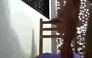 Brazillian amateur shemale jerks on webcam
