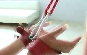 Dirty amateur girls covered in cum at a bdsm party