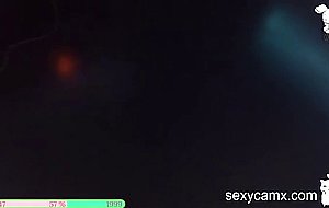 Hot busty bouncing boobs brunette rides live at se 