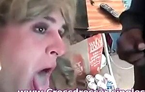 Cross dresser slut used