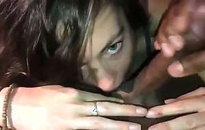 Bbc leaves cum dripping from pretty teen 