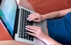 Teen molly west sucks boyfriends big cock