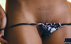 Amazing ebony teen Noel Monique reveals her petite body