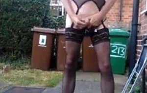 Michaela coming outdoors